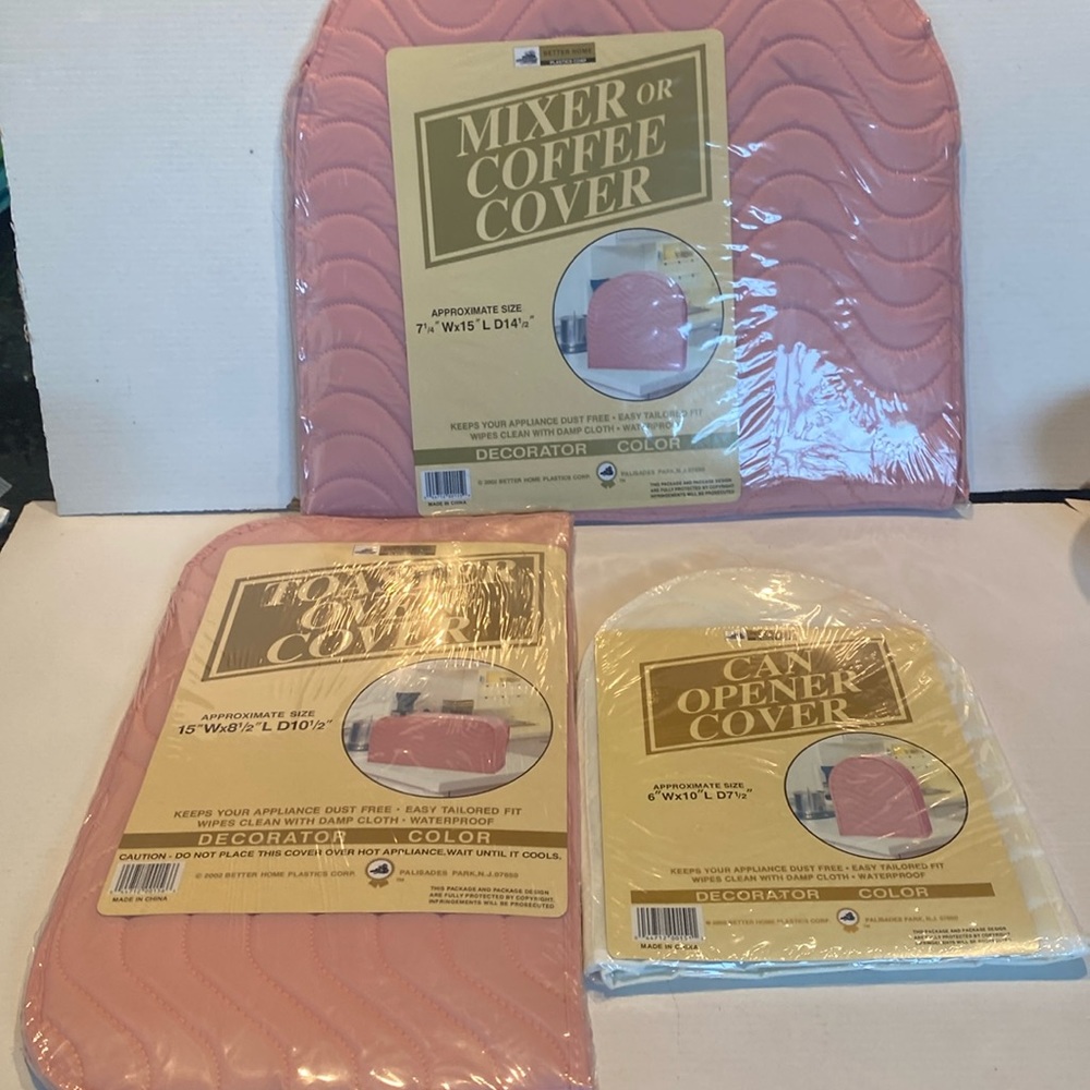 NIP Set of 3 Kitchen Appliance Covers